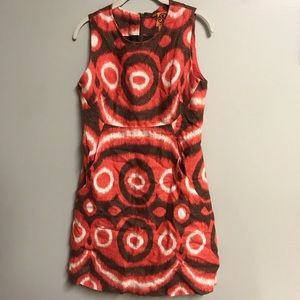 Tory Burch // Linen Geometric Shift Dress